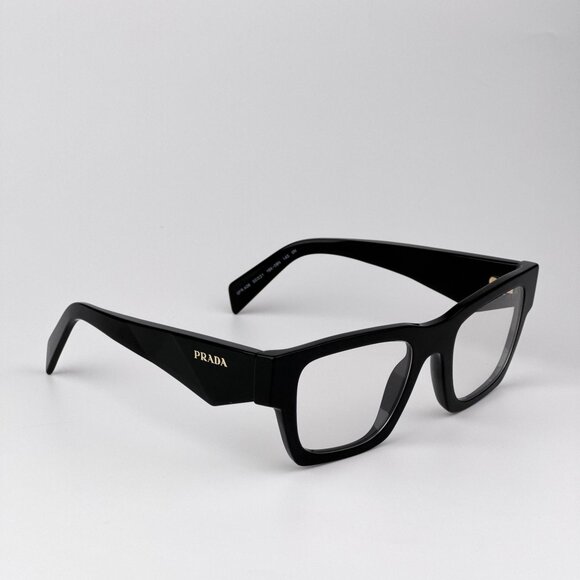 Prada PRA06S Eyeglasses – Black Square Frame  | Model 16K08N - Picture 5 of 9